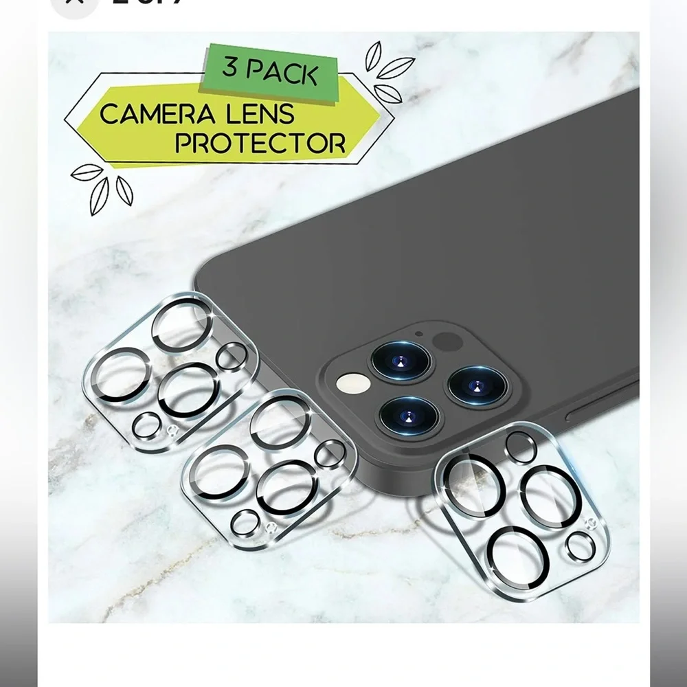 3+ Iphone 12 Pro 6.1 Camera Lens Protecton